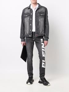 Philipp Plein Denim jack - Grijs