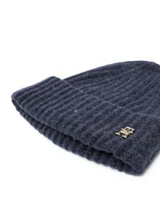 tommyhilfiger Tommy Hilfiger Muts met logoplakkaat - Blauw