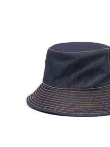 A.P.C. Vissershoed met contrasterende stiksels - Blauw