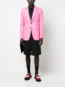 Alexander McQueen Blazer met enkele rij knopen - Roze