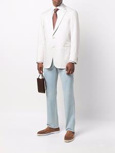 Brioni Gestreepte blazer - Wit