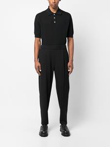 giorgioarmani Giorgio Armani Broek met geplooid detail - Zwart