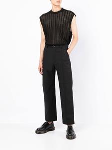 Onefifteen x Anowhereman straight broek - Zwart