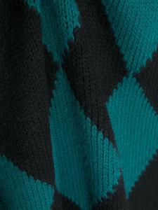 ladoublej La DoubleJ Sjaal met argyle patroon - Zwart