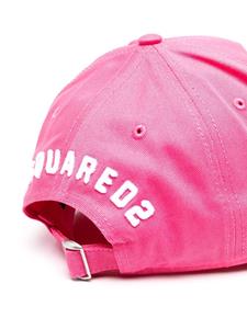 DSQUARED2 Honkbalpet met geborduurd logo - Roze
