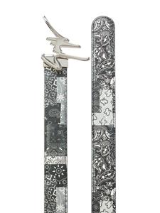 giuseppezanotti Giuseppe Zanotti Riem met paisley-print - Zwart