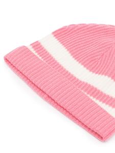 cashmereinlove Cashmere In Love Gestreepte muts - Roze