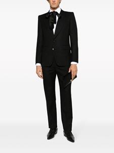 saintlaurent Saint Laurent Colbert met krijtstreep - Zwart