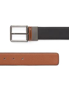 Zegna Leren riem - Zwart