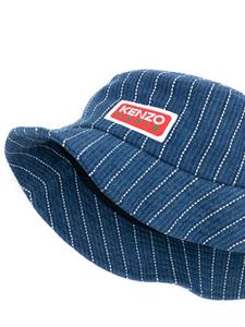 Kenzo Vissershoed met logopatch - Blauw