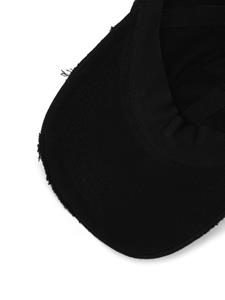 dolce&gabbana Dolce & Gabbana Honkbalpet met logoplakkaat - Zwart