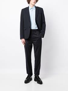 Dunhill Broek met krijtstreep - Zwart