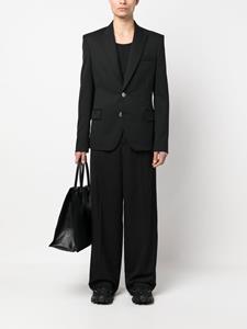 Balmain Blazer met enkele rij knopen - Zwart