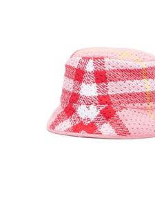 Burberry Geruite vissershoed - Roze