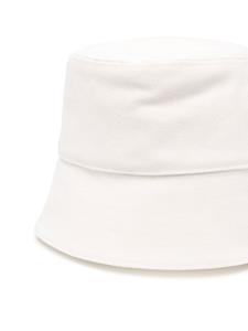 stellamccartney Stella McCartney Vissershoed met geborduurd logo - Wit