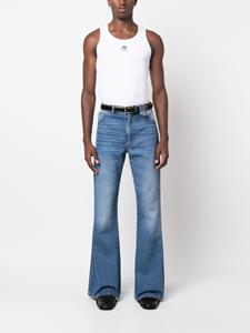 Jeans met wijde pijpen - Blauw