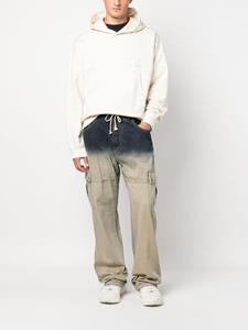 Jeans met gebleekt effect - Blauw