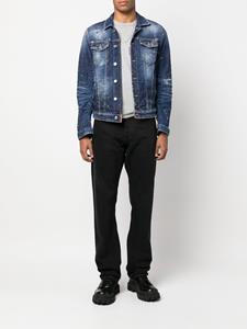 DSQUARED2 Jack met verfspatten - Blauw