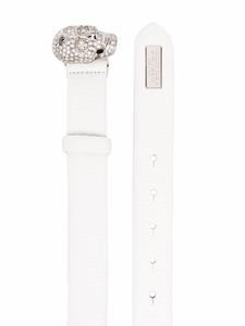 philippplein Philipp Plein Riem met doodskopgesp - Wit