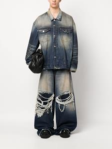 VETEMENTS Jack met gerafeld effect - Blauw