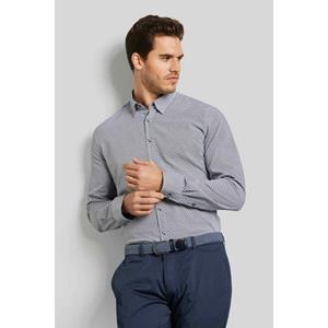 bugatti Langarmhemd, mit Under-Button-Down