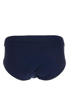 dolce&gabbana Dolce & Gabbana Zwembroek met logoplakkaat - Blauw