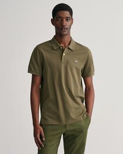 Gant Men Regular Fit Shield piqué poloshirt Groen