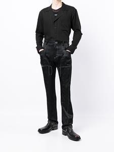 sulvam Flared broek - Zwart