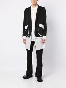 sulvam Straight broek - Zwart