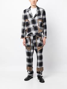 sulvam Geruite broek - Blauw
