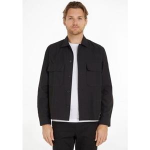 Calvin Klein Langarmhemd "COTTON NYLON OVERSHIRT", mit aufgesetzten Brusttaschen