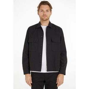 Calvin Klein Overhemd met lange mouwen COTTON NYLON OVERSHIRT met opgestikte borstzakken