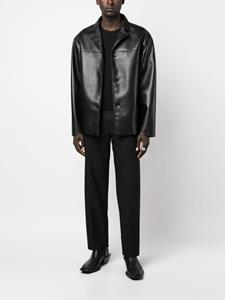 Off-White Pantalon met geborduurd logo - Zwart