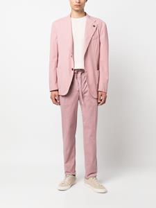 Lardini Blazer met enkele rij knopen - Roze