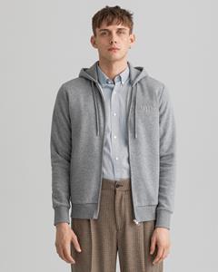 Gant Sweatshirt Herren Sweatjacke mit Kapuze - REGULAR TONAL