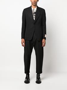 Lardini Blazer met enkele rij knopen - Zwart