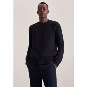 seidensticker Strickpullover "Regular", Langarm Rundhals Uni