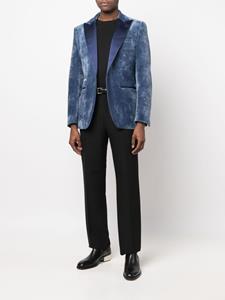 Philipp Plein Blazer met enkele rij knopen - Blauw