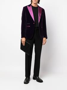 philippplein Philipp Plein Blazer met enkele rij knopen - Paars