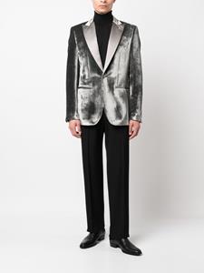 philippplein Philipp Plein Blazer met enkele rij knopen - Grijs