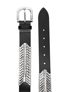 isabelmarant ISABEL MARANT Riem met chevron detail - Zwart