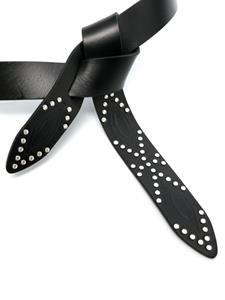 isabelmarant ISABEL MARANT Lecce leren riem - Zwart