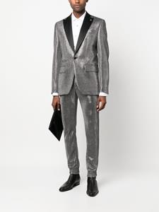philippplein Philipp Plein Metallic blazer - Zilver