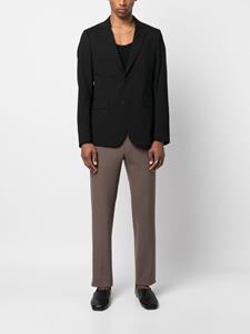 SANDRO Blazer met enkele rij knopen - Zwart