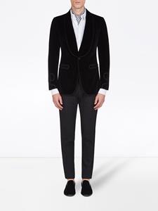 Dolce & Gabbana Smoking blazer met enkele rij knopen - Zwart