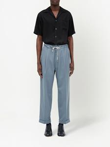 maisonmargiela Maison Margiela Twill plooibroek - Blauw