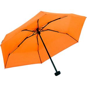 EuroSCHIRM Taschenregenschirm "Dainty, orange", extra flach und kurz