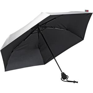 EuroSCHIRM Taschenregenschirm "light trek ultra, silber", mit UV-Lichtschutzfaktor 50+, extra leicht