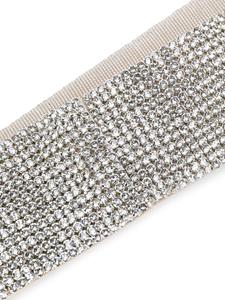 dolce&gabbana Dolce & Gabbana kristallen versierde riem - Metallic
