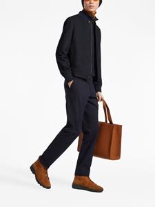Zegna Winter mid-rise chinos - Blauw